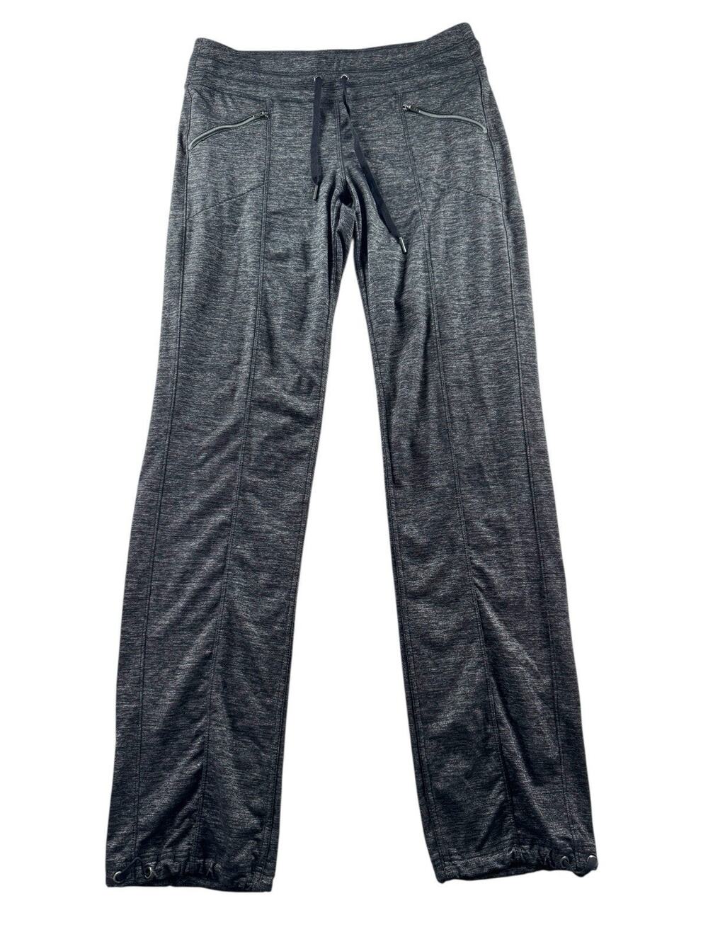 Athleta Quest Metro Slouch Joggers Womens S Heather Gray Cinch Hem Lounge Pants